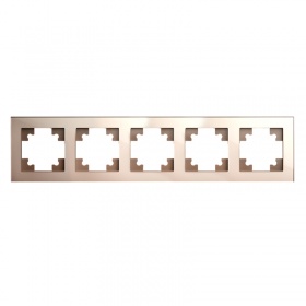 Рамка горизонтальная 5-местная Stekker Катрин 39638