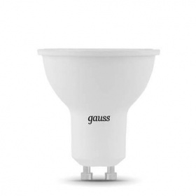 Лампа светодиодная Gauss GU10 5W 6500K матовая 101506305