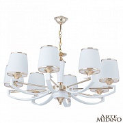 Подвесная люстра Arte Milano Florentia-2457 302457/8 Wh/Gd