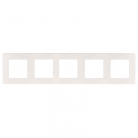 Рамка 5-постовая ЭРА 12 сатин белый 12-5105-01 Б0052539