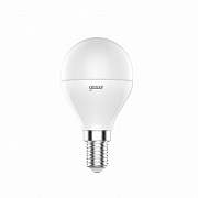 Лампа светодиодная диммируемая Gauss E14 6W RGBW груша матовая 105101406