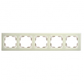 Рамка 5-местная Stekker Катрин GFR00-7005-07 49039