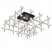 Потолочная люстра Delight Molecular MX18001067-36A black/gold