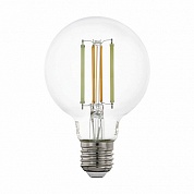 Лампа светодиодная филаментная диммируемая Eglo E27 6W 2200-6500K прозрачная 12575