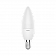 Лампа светодиодная диммируемая Gauss E14 6W RGBW свеча матовая 103101406