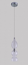 Подвесной светильник Crystal Lux Iris SP1 B Transparent