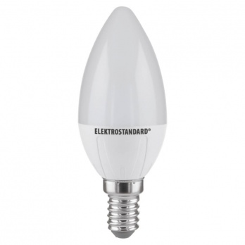 Лампа светодиодная Elektrostandard E14 6W 4200K свеча матовая 4690389051210