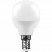 Лампа светодиодная Feron E14 11W 2700K Шар Матовая LB-750 25946