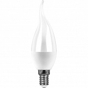 Лампа светодиодная Saffit SBC3713 Свеча на ветру E14 13W 4000K 55165