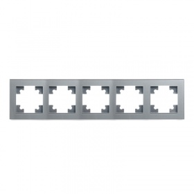 Рамка горизонтальная 5-местная Stekker Катрин 39639