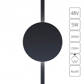 Трековый магнитный светильник Arte Lamp Rapid A1163PL-1BK