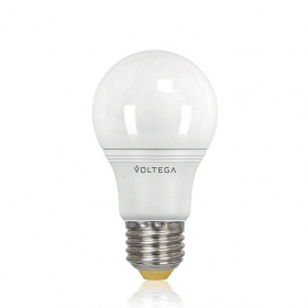 Лампа светодиодная Voltega E27 9W 2800К груша матовая VG2-A2E27warm9W 8343