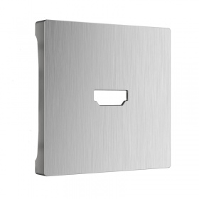 Накладка Werkel для розетки HDMI серебряный рифленый WL09-HDMI-CP 4690389128318