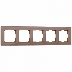 Рамка на 5 постов Werkel Favorit латте 4690389183478 W0051142