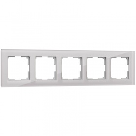 Рамка Werkel Favorit на 5 постов дымчатый W0051117 4690389160189