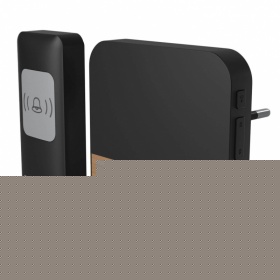 Звонок беспроводной Elektrostandard DBQ24M WL 52M IP44 черный 4690389146862