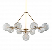 Люстра на штанге Delight Collection Globe Mobile KG0965P-10B brass