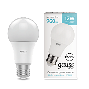 Лампа светодиодная Gauss Basic E27 12W 4100K 202402212