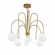 Люстра на штанге Delight Collection KG1213P-8 brass