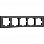 Рамка на 5 постов Werkel Stark черный W0051808 4690389161957