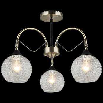 Люстра на штанге Reluce 02026-0.3-03 AB+BK