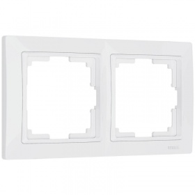 Рамка на 2 поста Werkel Snabb basic белый W0022001 4690389161346