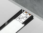Алюминиевый накладной профиль Ambrella Light Alum Profile GP1800BK