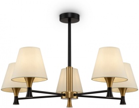 Люстра на штанге Freya Perfetto FR5098PL-05BBS