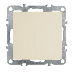 Выключатель одноклавишный Stekker Эрна слоновая кость PSW10-9103-02 39322