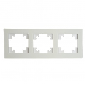 Рамка трехместная Stekker GFR00-7003-01M Катрин 49596