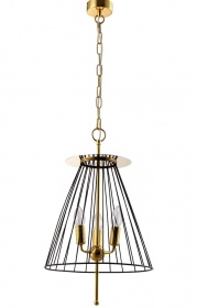 Подвесная люстра Crystal Lux Modesto MODESTO SP3 BLACK/GOLD