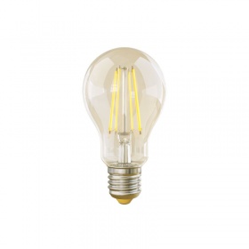 Лампа светодиодная филаментная диммируемая Voltega E27 8W 2800К груша прозрачная VG10-А1E27warm8W-FD 5489