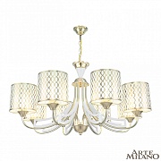 Подвесная люстра Arte Milano Florentia-3387 303387/8 Wh/Gd
