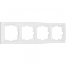 Рамка на 4 поста Werkel Snabb basic белый W0042001 4690389161414