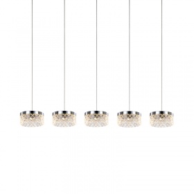 Подвесной светильник Delight Collection MD21020075 MD21020075-5B chrome