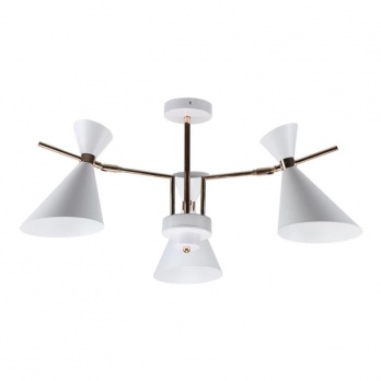 Люстра на штанге IMEX MD.0702-3-S WH+FGD