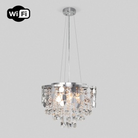 Подвесная люстра Eurosvet Lianna 10123/6 хром/прозрачный хрусталь Strotskis Smart (10114/6)