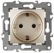 Розетка ЭРА 12 2P E Schuko со шторками 16A 250V 12-2102-04 Б0014690