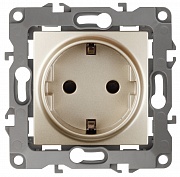 Розетка ЭРА 12 2P E Schuko со шторками 16A 250V 12-2102-04 Б0014690