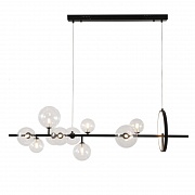 Подвесная люстра Delight Collection Art Deco Bubble KG1233P-10 black/clear