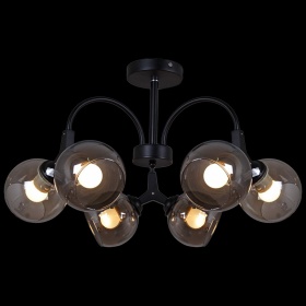 Люстра на штанге Reluce 01268-0.3-06 BK+CR