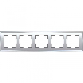 Рамка на 5 постов зеркальная Werkel W0051220 4690389158896