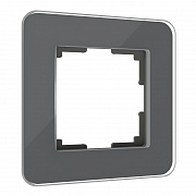 Рамка из стекла на 1 пост Werkel Elite графит 4690389180675 W0012440