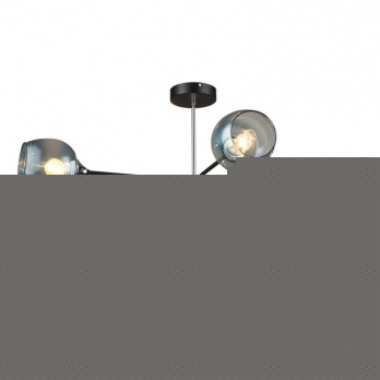 Люстра на штанге IMEX MD.3564-8-S BK+CH
