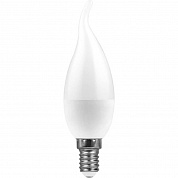 Лампа светодиодная Feron E14 11W 6400K Свеча Матовая LB-770 25952