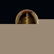 Лампа светодиодная диммируемая Voltega E27 4W 2800К шар прозрачный VG10-G95GE27warm4W-FB 7076