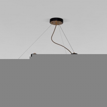 Подвесная люстра Eurosvet Notion 70219/6 черный/античная бронза a065299