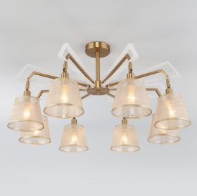 Потолочная люстра Eurosvet Alicante 60082/8 золотая бронза